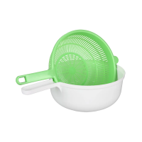 Купить Дуршлаг пласт. 3 л  D 240 мм с чашей (1/10) "Альтернатива" м592