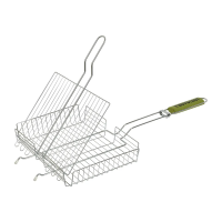 Купить Решетка-гриль 30*25*5,5 см хромир. + веер для мангала (1/8) "BOYSCOUT" 61302