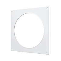 Купить Накладка торцевая 205 х 205 мм для канала D160 пластик (1/150) "Эра" 16нкп