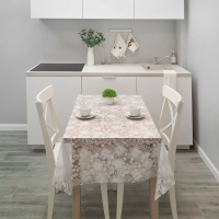 Купить Скатерть пвх "Муза" 132*228 см бегония (1/12) 020-WHITE
