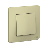 Купить Переключатель "BLANCA" 1 кл. 10а, бежевый (1/10/20) "SCHNEIDER"