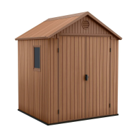 Купить Хозблок пласт. "DARWIN" 183*182*218 см (коричневый) "KETER"