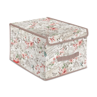 Купить Короб для хранения "JARDIN" 30*40*25 см с крышкой (1/18) "VALIANT" JR-BOX-LM