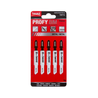 Купить Пилки для лобзика по металлу "PROFY" 5 шт. 76 мм (1/100/400) "BEOROL"