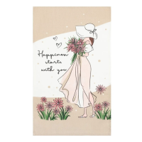 Купить Полотенце "Доляна" HAPPINESS 35*60 см (1) 7690549