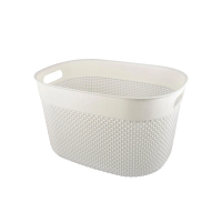 Купить Корзина универс. "OSLO" 380*284*221 мм 18 л (молочный туман) (1/10) "PLAST TEAM" PT1353мл-10