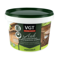 Лак для наруж./внутр. работ матов. 2,2 кг (1/4)  "Вгт"