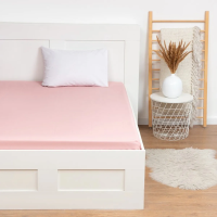 Купить Простыня на резинке "Этель" 180*200*25 см розовый (бязь) (1) 9046080