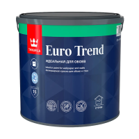 Краска "EURO TREND"  база с  2,7 л (1)  интерьерная для обоев и стен "Тиккурила"