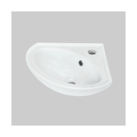 Купить Раковина "Веер 23 вкс" угловая белая "SANITA" WB.CR/Veer/23-C/WHT.G/S1