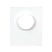 Купить Площадка торцевая 196 х 236 мм фланец D130 метал. (1/20) "Эра" 130птм