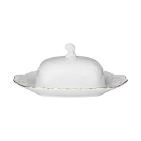 Купить Масленка "ROCOCO" золотая кайма (1/12) "CMIELOW" OMDZ21-рококо-31