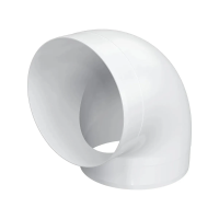 Купить Колено круглое 90°, D-160 мм пластик (1/10) "Эра" 16ккп