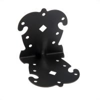 Купить Уголок крепежный фигурный 105х105х100 черный