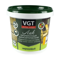 Лак акриловый пропиточный с антисептиком сосна  0,9 кг (1/6)  "Вгт"