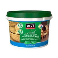 Лак акриловый пропиточный с антисептиком красное дерево 9 кг (1) "Вгт"