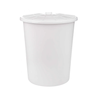 Купить Бак пласт. с крышкой 100 л (белый) (1/3) "Альтернатива" м6925