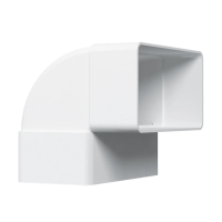 Купить Колено вертикальное 90°, 60 х 120 мм пластик (1/24) "Эра"  612квп