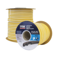 Уплотнитель P 9 х 5,5 мм белый бухта 100 м (1/2) 