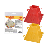 Купить Форма для пасхи "Пасочница" 12*12*11 см (1/6/60) "Мультидом" мп76-54