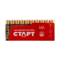 Купить Батарейка "Старт" LR03-B20 тип ааа (20 шт. в слюде) (1/2/36)