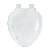 Купить Сиденье для унитаза "Эконом" белый мрамор (1/15) "Вирпласт"