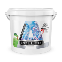 Краска "POLLER" акриловая фасадная, матовая  0,9 л (1/8)