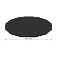 Купить Тент для бассейнов D=427 см (1/6) "BESTWAY" 58248