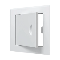 Купить Люк-дверца ревизионная 210 х 210 мм с фланцем,ручкой,магнит. замками, метал. (1/36) "EVECS" лт1515мп