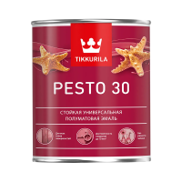 Песто 30  0,9 л (1/6)  эмаль алкидная п/мат."тиккурила"