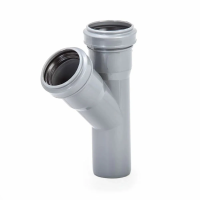 Купить Тройник для внутр. канализации 32 х 32 мм 45° (1/220) "LAMMIN"