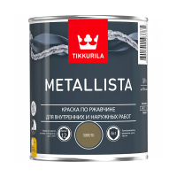 Краска по ржавчине  3 в 1 "METALLISTA"  золотая  0,9 л (1/6) "Тиккурила"