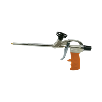 Пистолет для монтажной пены усиленный, тефлон, 20 см (1/12) "Вихрь"
