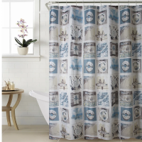 Купить Штора для ванной 180*180 см (полиэстер) "BEACH" (1/20) "SWENSA" SWC-90-58