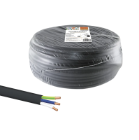 Купить Провод ввгмб-п нг(а)-LS 3 х 2,5 мм² 220/380 (бухта 100 м) черный (1) народный SQ0117-1412