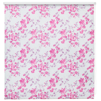 Купить Штора рулонная блэкаут "Акварельные цветы" 140*160 см (1/6)