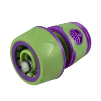 Купить Соединитель для шлангов 3/4" пласт. с резин. покрытием. с автостопом (1/20/200) "DON GAZON" 096-5820