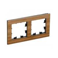 Купить Рамка "ATLASDESIGN NATURE" 2-х местн универс., бамбук (1/8/16) "SCHNEIDER"