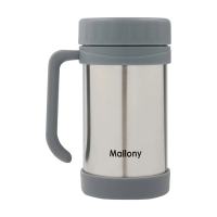 Купить Термос нержав. "VALENTE" 0,5 л широкое горло, ручка (1/12) "MALLONY"