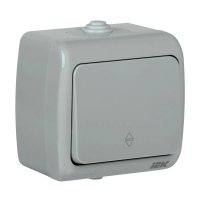 Купить Выключатель открыт. уст. "AQUATIC" 1 кл. проходной вс-20-1-2-а, 10а, IP54 (1/10/120) "IEK"