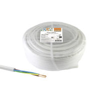 Купить Провод пвсмб 3 х 2,5 мм² (бухта 100 м) белый (1) народный SQ0118-0908