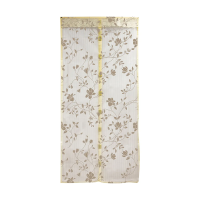 Купить Сетка москитная 1*2,1 м (белая, дизайн цветочный узор, на магнитах) (1/10) "Рыжий кот"