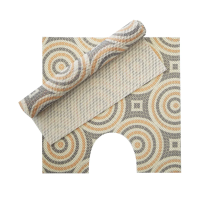 Купить Набор ковриков для ванной V33BG 50*52 + 50*85 см, вспененный пвх (1/20)