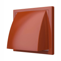 Купить Выход стенной вытяжной с обратн. клапаном 150 х 150 мм с фланцем D100 (1/20) "Эра" 1515к10фв терр