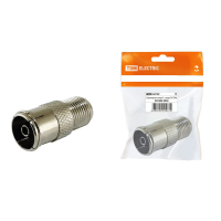 Купить Переходник для TV гнездо F - гнездо TV (1/100/2500) TDM SQ1809-0009