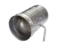 Купить Шибер нерж поворотный 1мм д.120