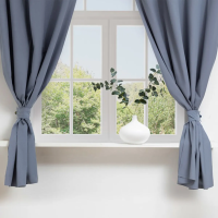 Купить Шторы для кухни "KITCHEN" 150*180 см компл. 2 шт. с подхватами, синие (1) "Этель" 7865983