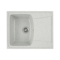 Купить Мойка для кухни врезная искусств. камень GRS-17K-310 с крылом 600*500 мм серая (1) "GREENSTONE"