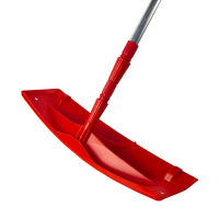 Купить Скребок для уборки снега с крыш №37 630 х 170 мм на колесах, телескоп. руч. 6 м "BERCHOUSE"