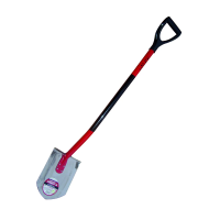 Купить Лопата штыковая с метал. черенком и ручкой нерж. сталь "Лидер-шн" (1/5)